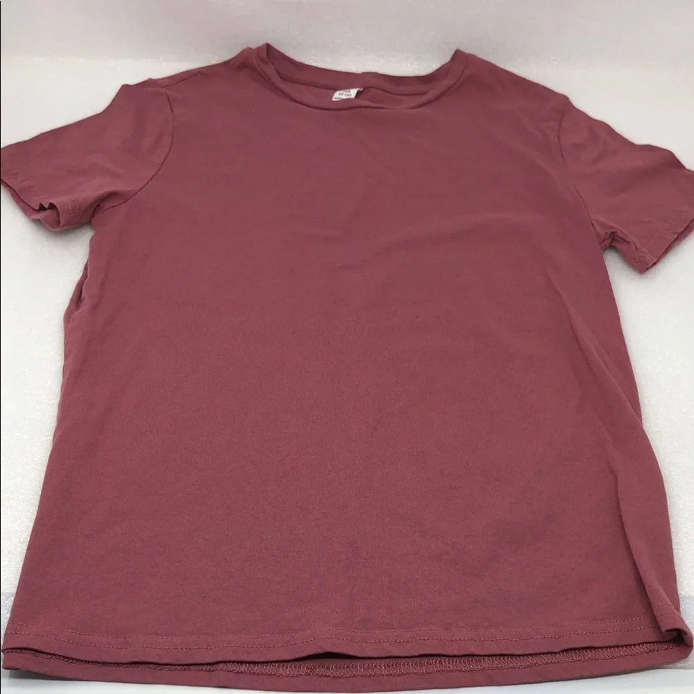 SHEIN Tops 6 Pieces Girls Size 13-14Y Four Short Sleeve Tees 1 Blouse 1 Hoodie